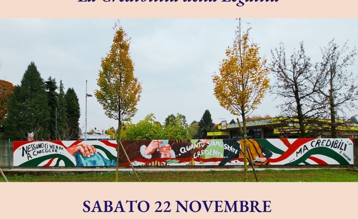 Inaugurazione Murale parco legalità