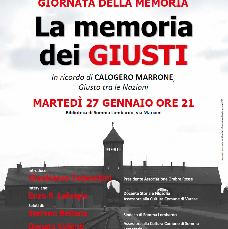 La memoria dei Giusti