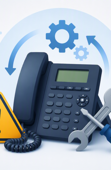 immagine di un telefono in manutenzione