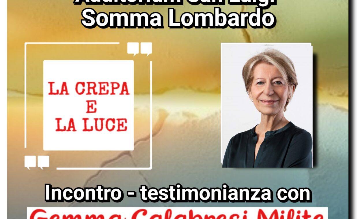 Incontro testimonianza con Gemma Calabrese