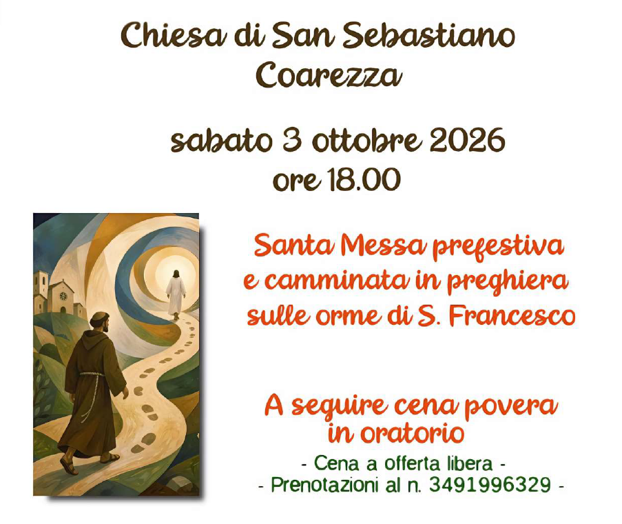 Camminata di preghiera per San Francesco