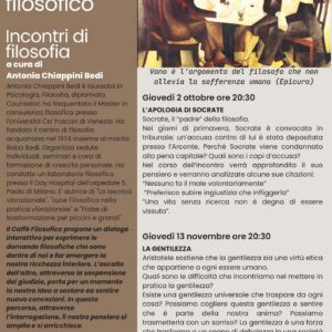 Caffé filosofico Incontri di filosofia autunno 2025