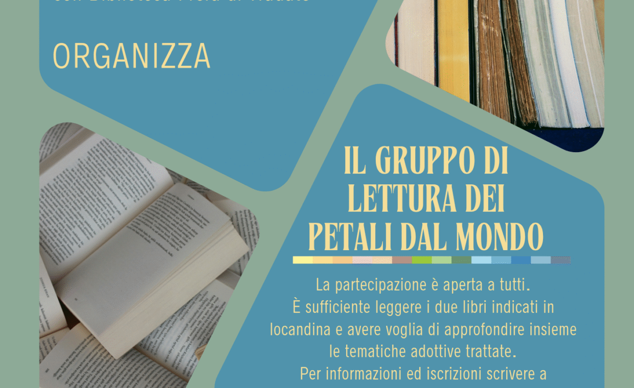 locandina petali dal mondo gruppo di lettura