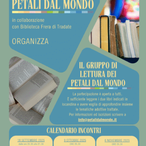 locandina petali dal mondo gruppo di lettura
