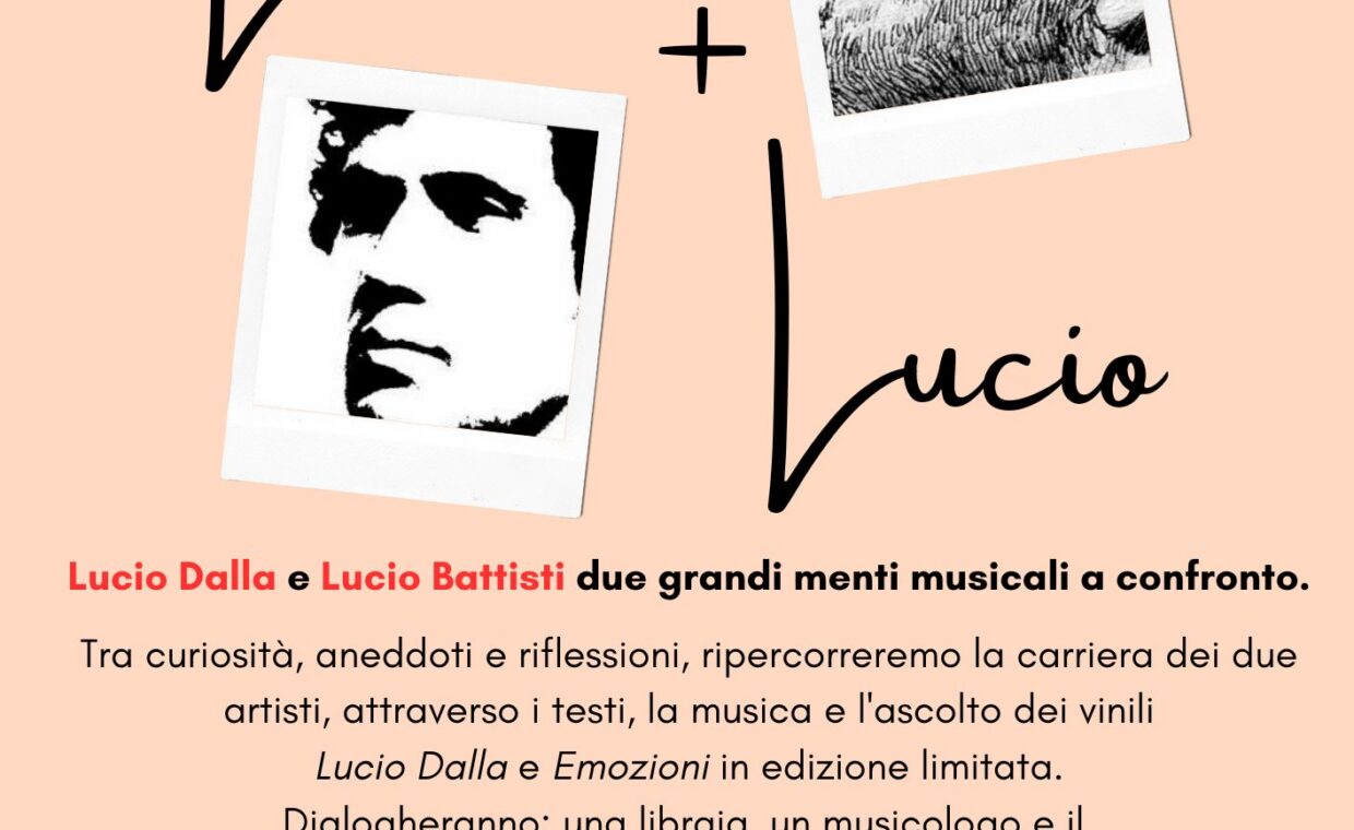 locandina lucio + lucio 7 maggio