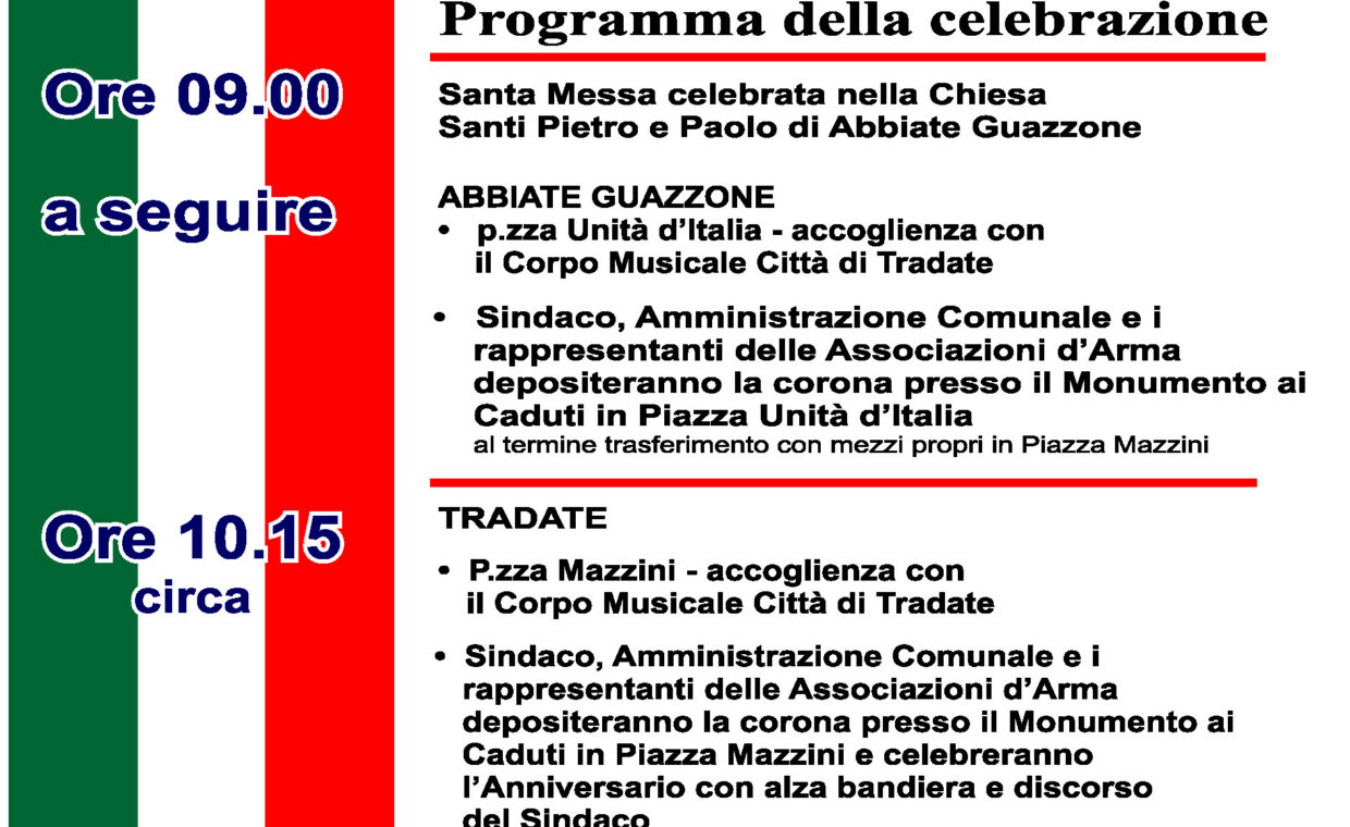 web 25 aprile 2026