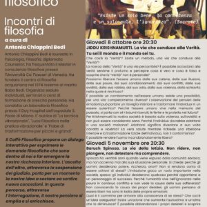 Caffé filosofico autunno 2026