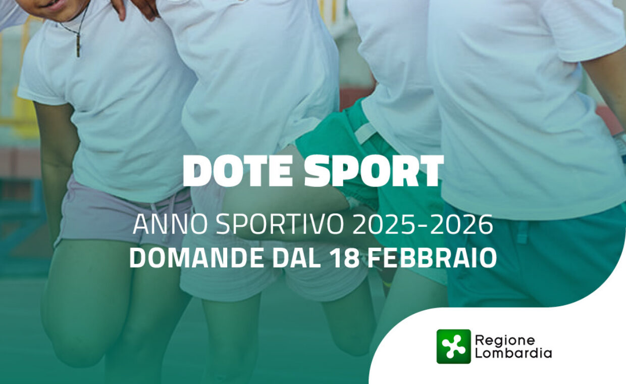 Copertina Dote Sport: immagine generica di bambini che fatto attività sportiva