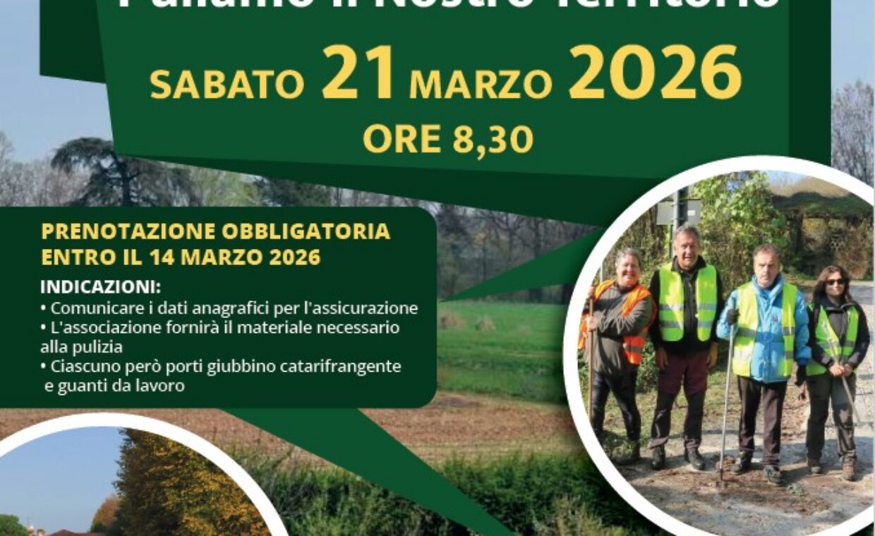 Locandina Prima Giornata ecologica del 2026