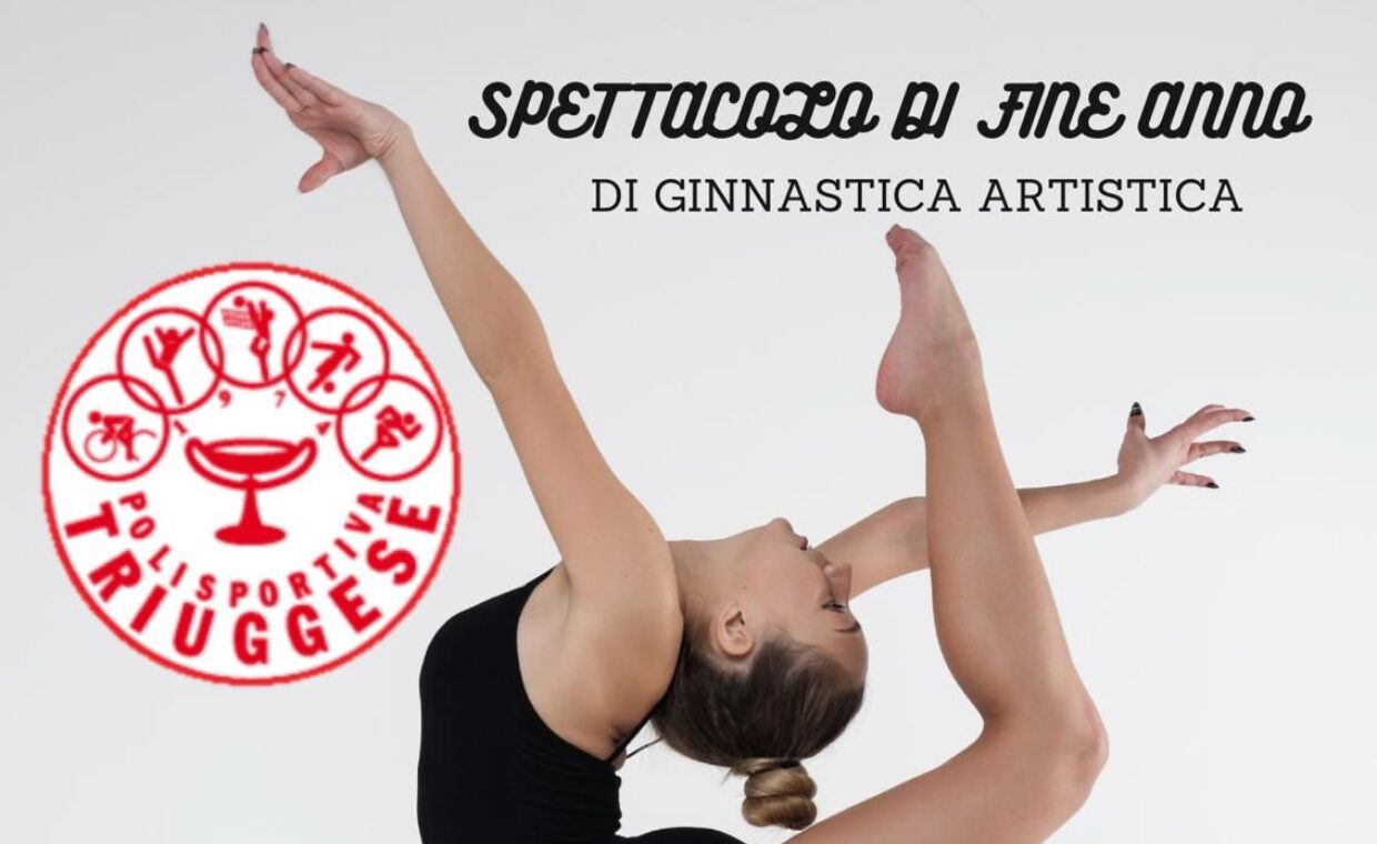 Manifesto spettacolo di fine anno di Ginnastica artistica
