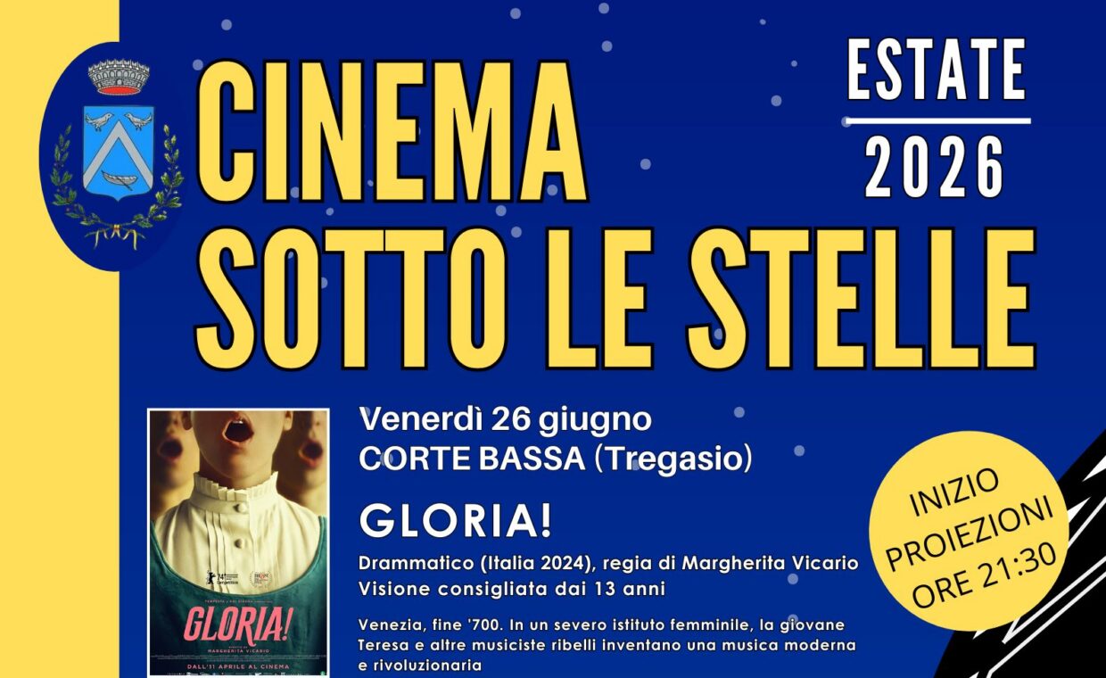 Manifesto rassegna Cinema Sotto le stelle 2026