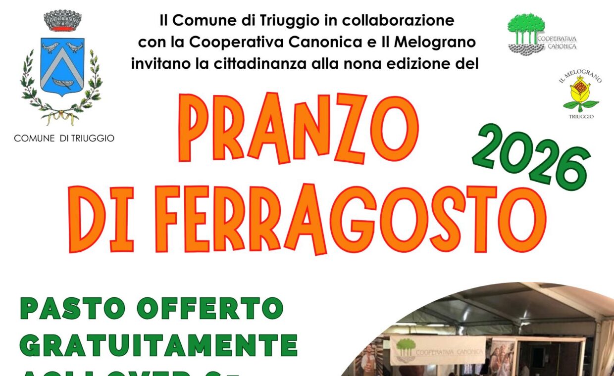 Locandina Pranzo di Ferragosto 2026