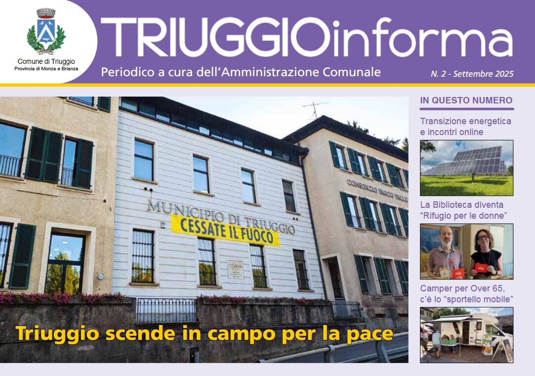 Copertina TriuggioInforma Settembre 2025