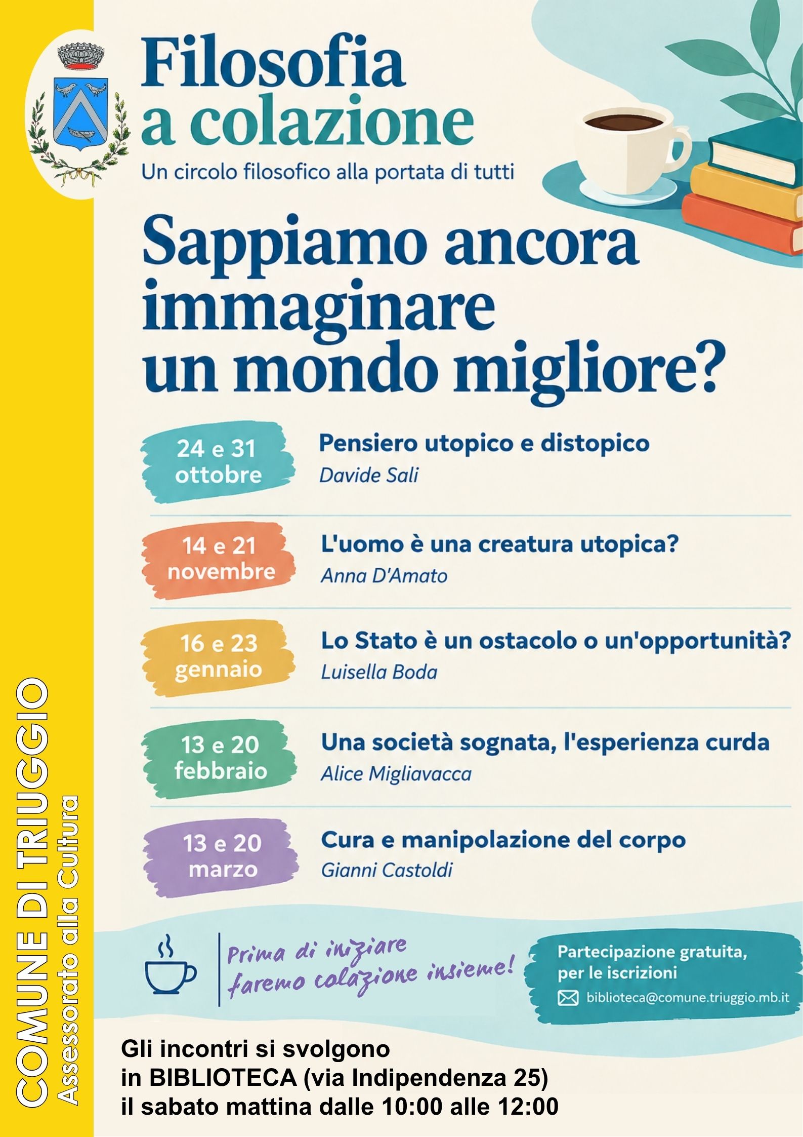 Manifesto Filosofia a colazione