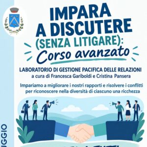 Manifesto corso Impara a disutere senza litigare - Corso avanzato