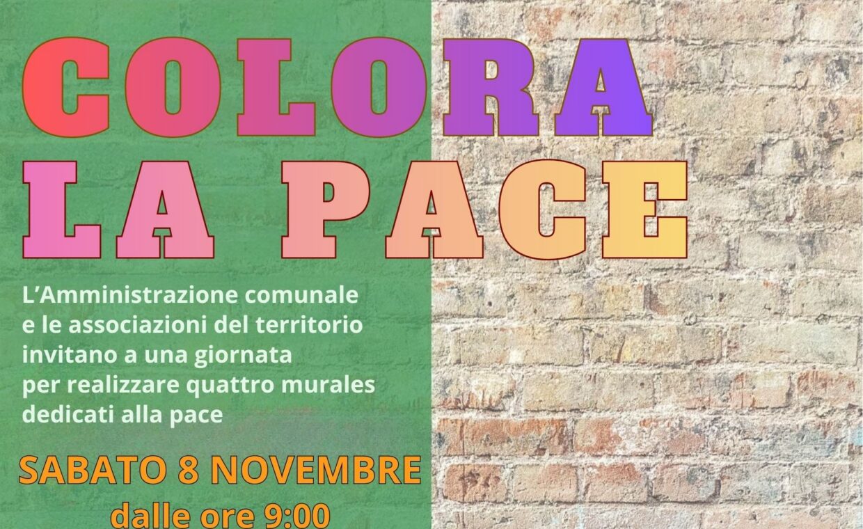 Manifesto evento Colora la Pace