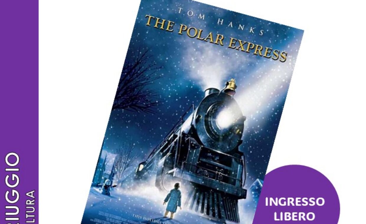 Manifesto proiezione film in inglese The Polar Express