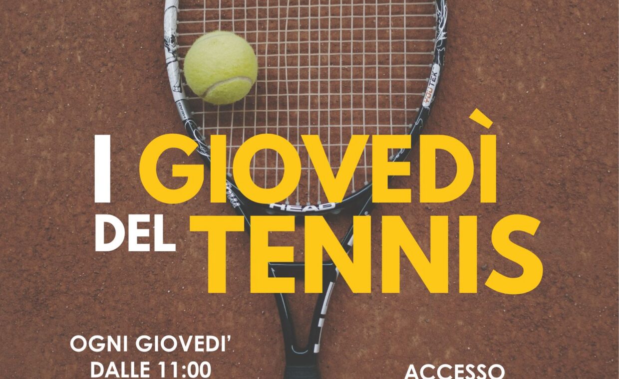 Manifesto I giovedì del tennis