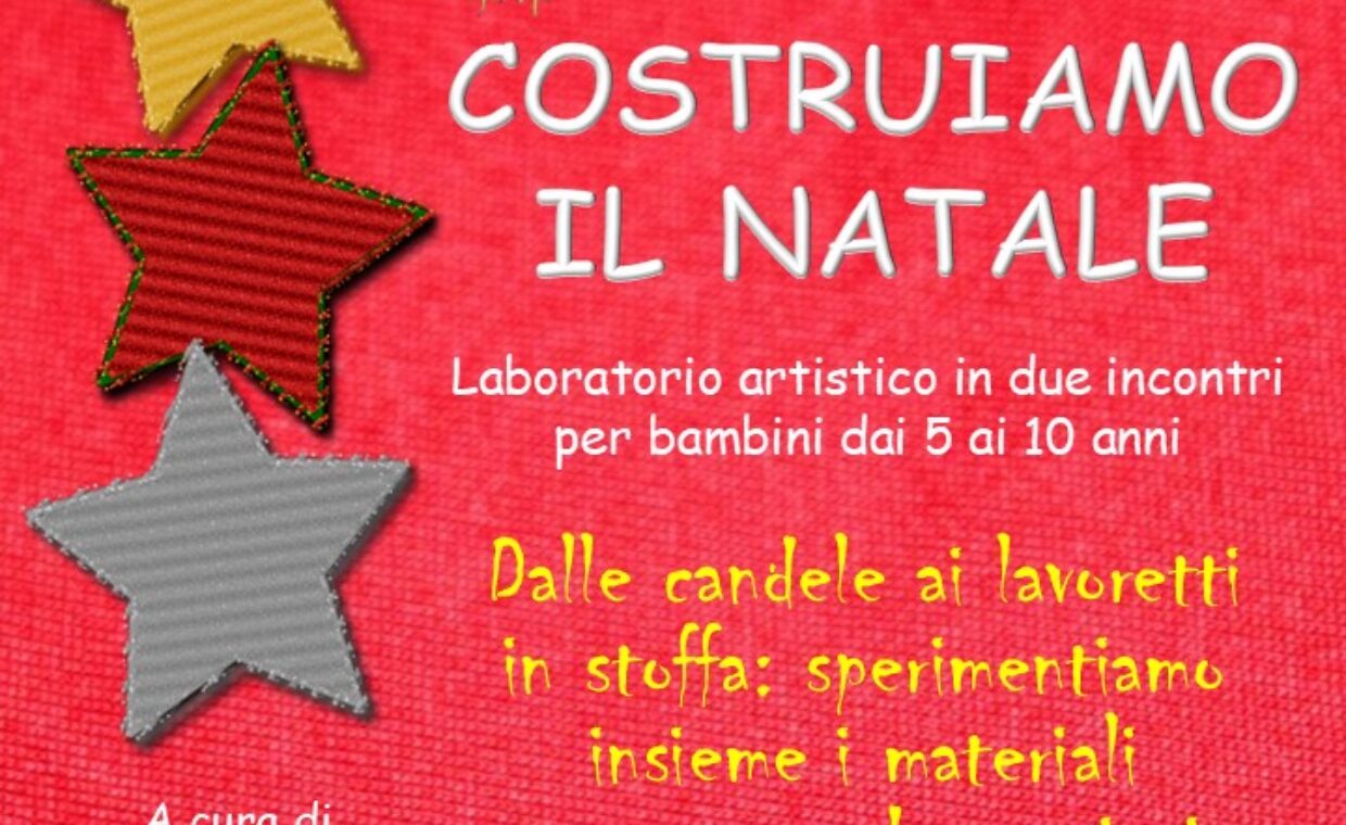 Manifesto laboratori natalizi in ludoteca