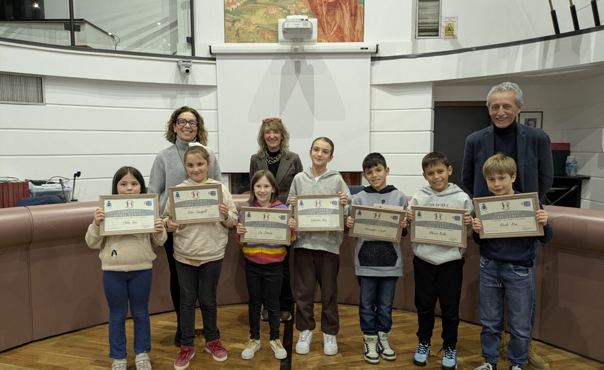 Foto dei vincitori del concorso Siate Gentili