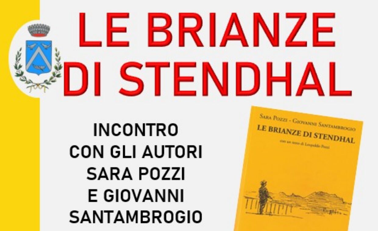 Locandina presentazione libro Le Brianze di Stendhal