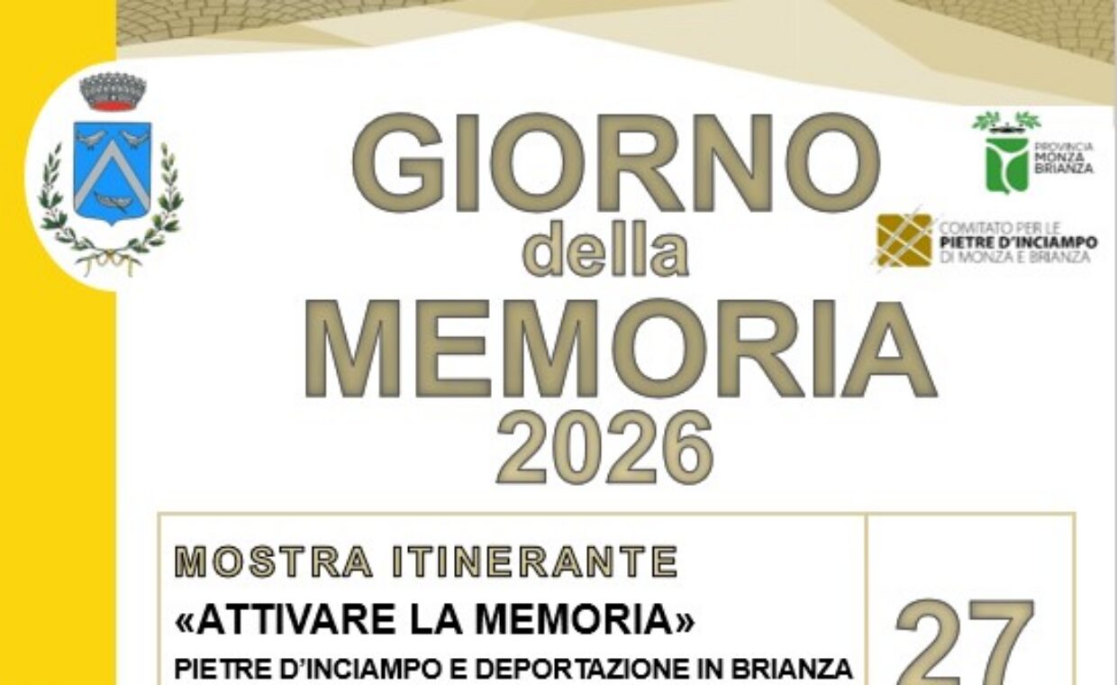 Manifesto Mostra itinerante sul Giorno della Memoria