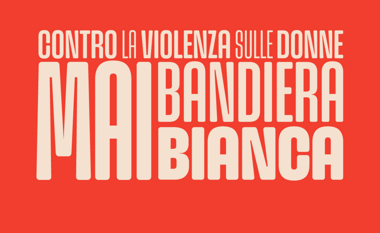 Copertina grafica della campagna contro la violenza sulle donne