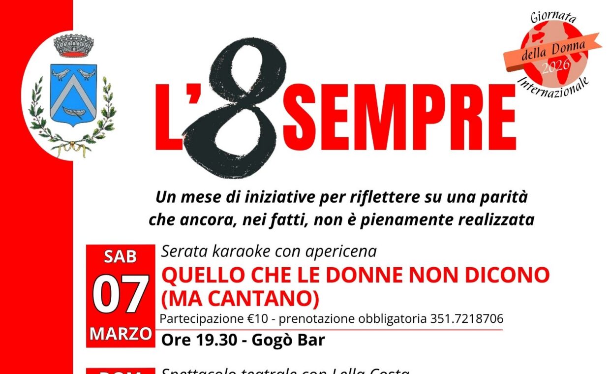 Manifesto rassegna L'8 Sempre 2026