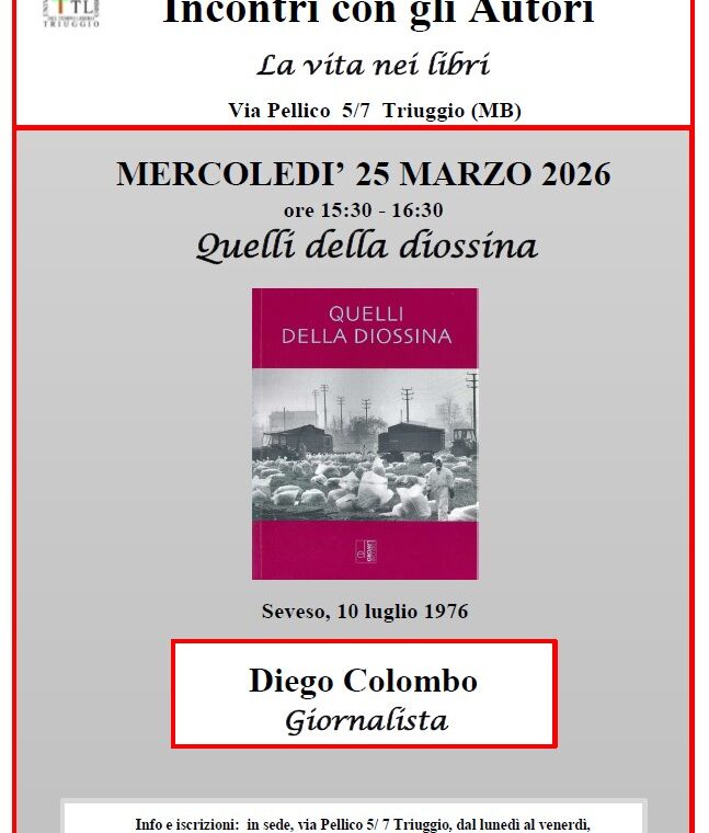 Locandina incontro con gli autori - Diego Colombo