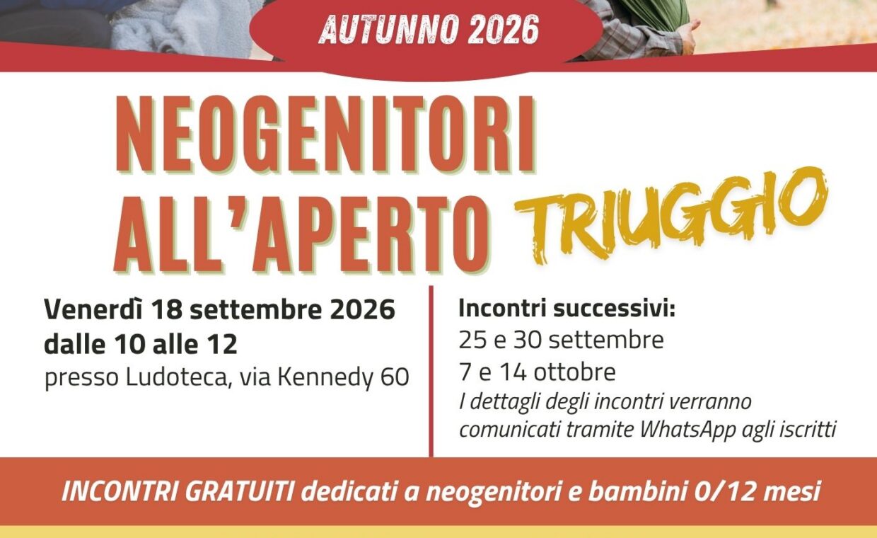 Locandina genitori all'aperto