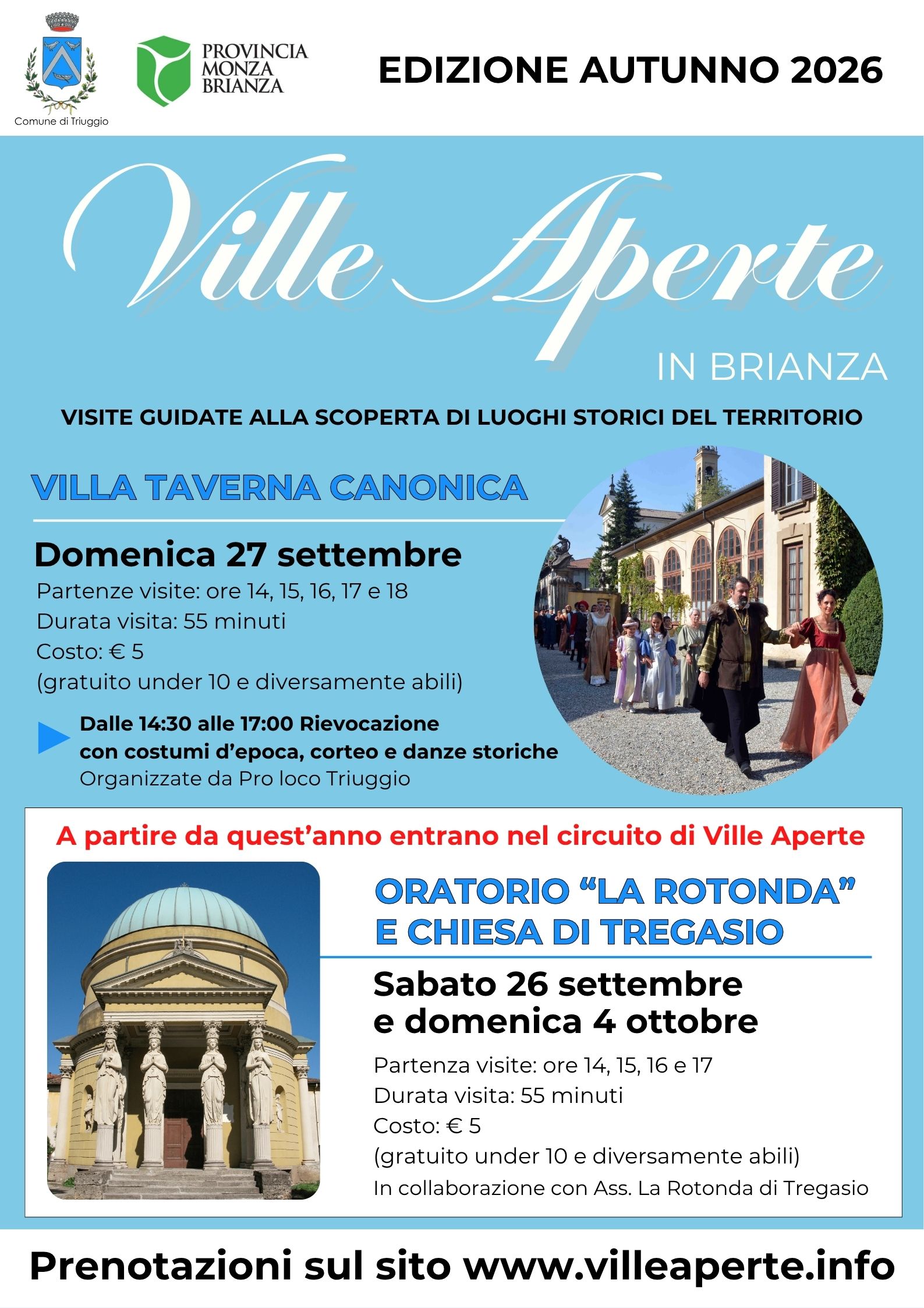 Manifesto Ville Aperte - Edizione Autunno 2026