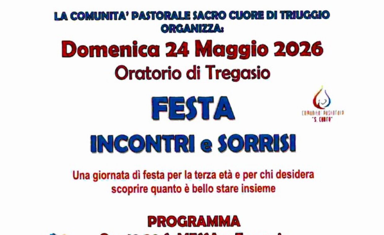 Locandina Festa Incontri e sorrisi