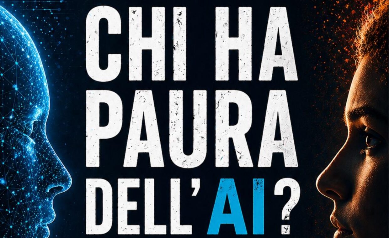 Locandina serata sull'intelligenza artificiale