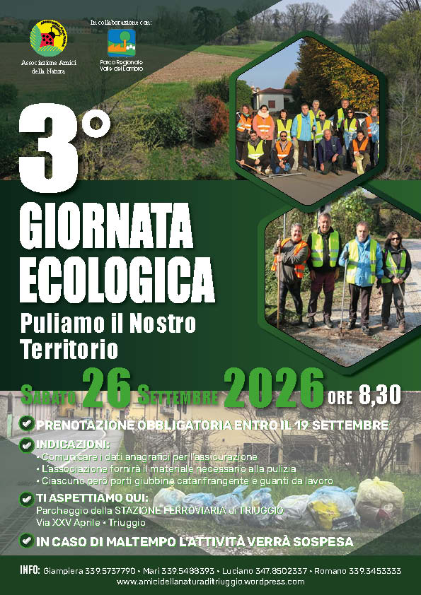 Manifesto terza giornata Ecologica 2026