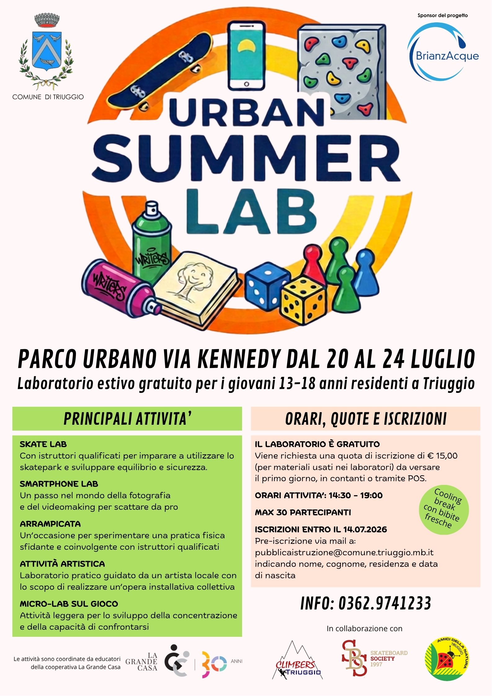 Locandina Urban Summer Lab