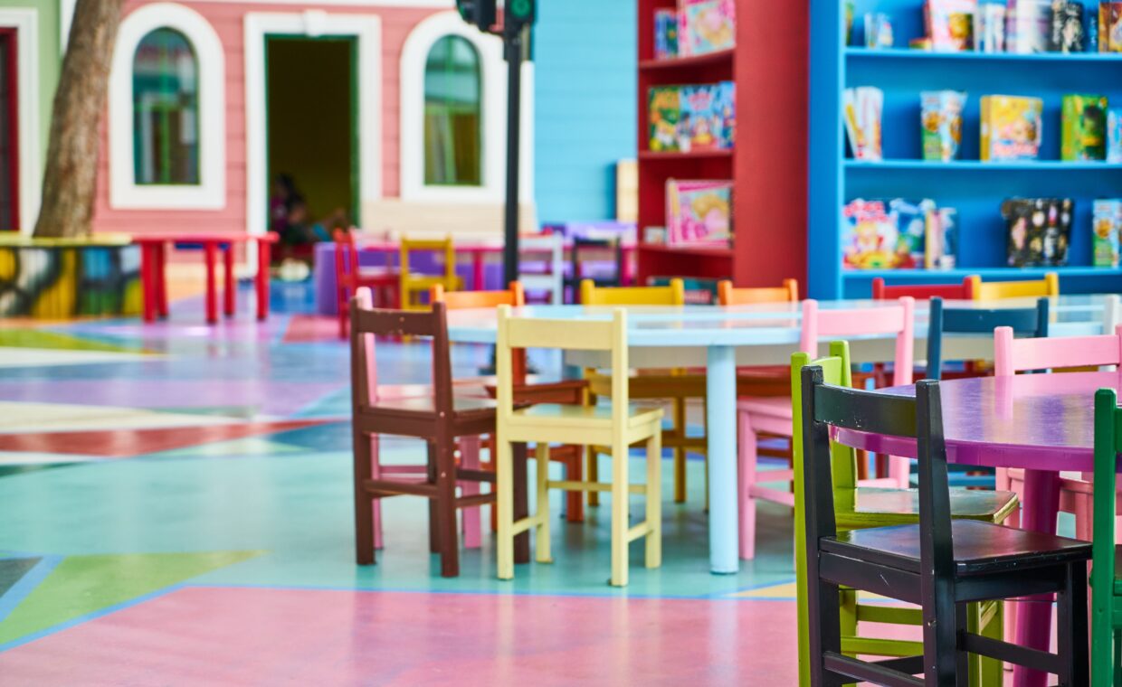 Immagine generica di un'aula di scuola dell'infanzia