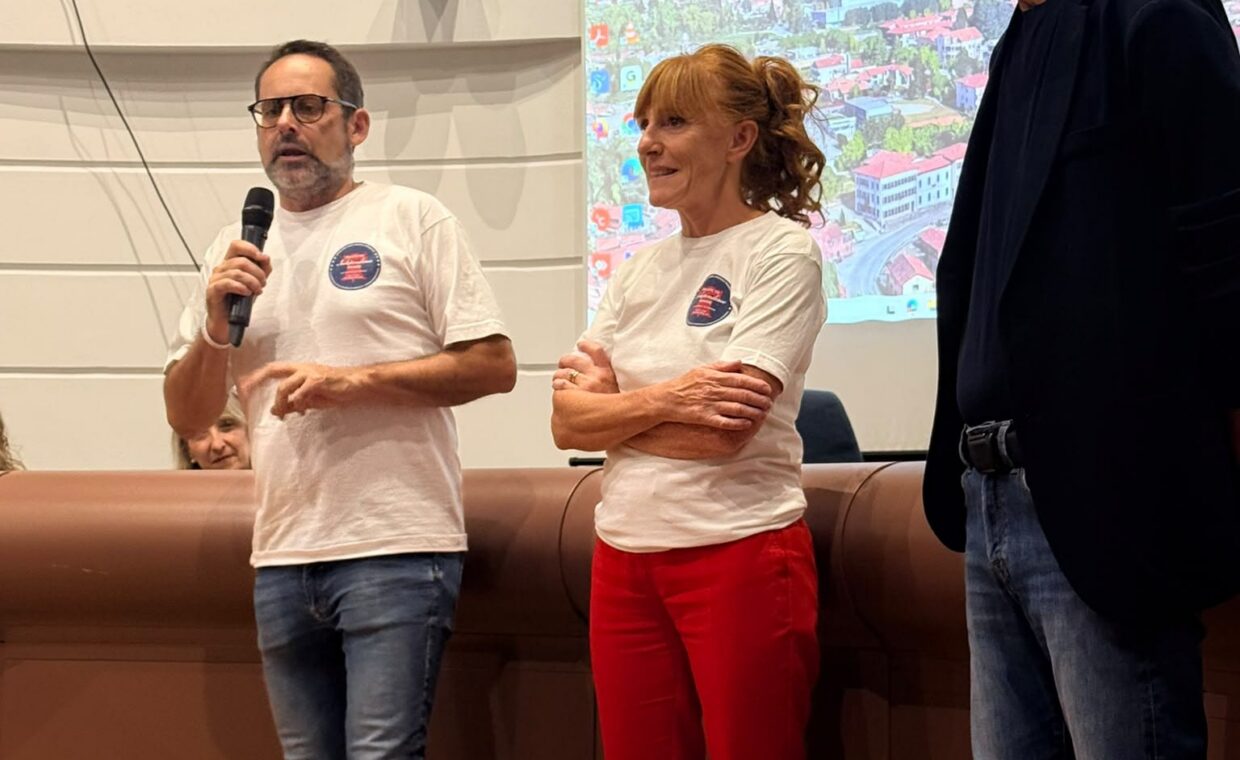 Un momento dellIncontro in Consiglio comunale con la Triuggio Marching Band