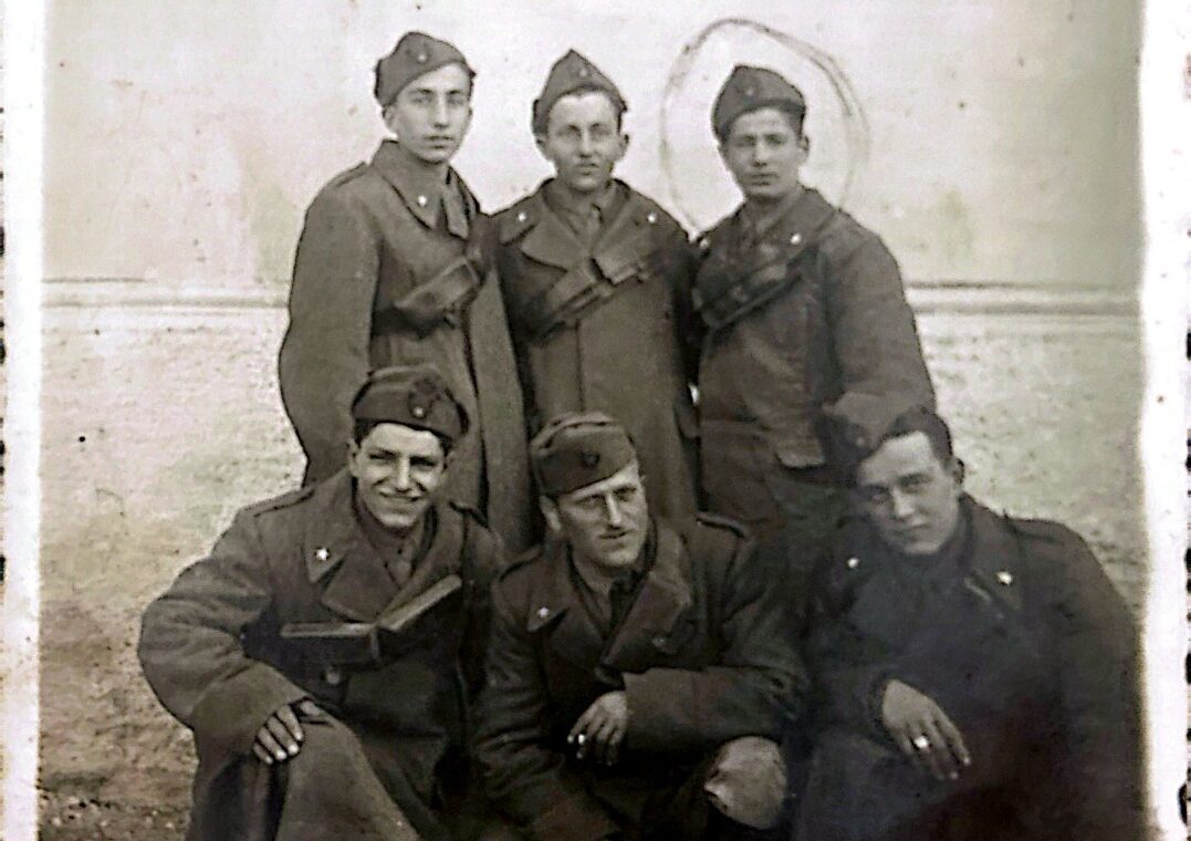 Antonio Galbiati all'epoca della Seconda Guerra Mondiale