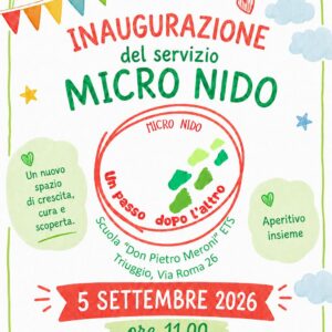 Manifesto inaugurazione micronido