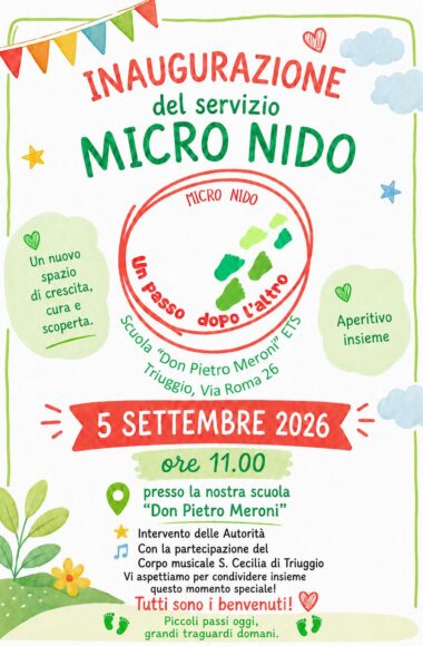 Manifesto inaugurazione micronido