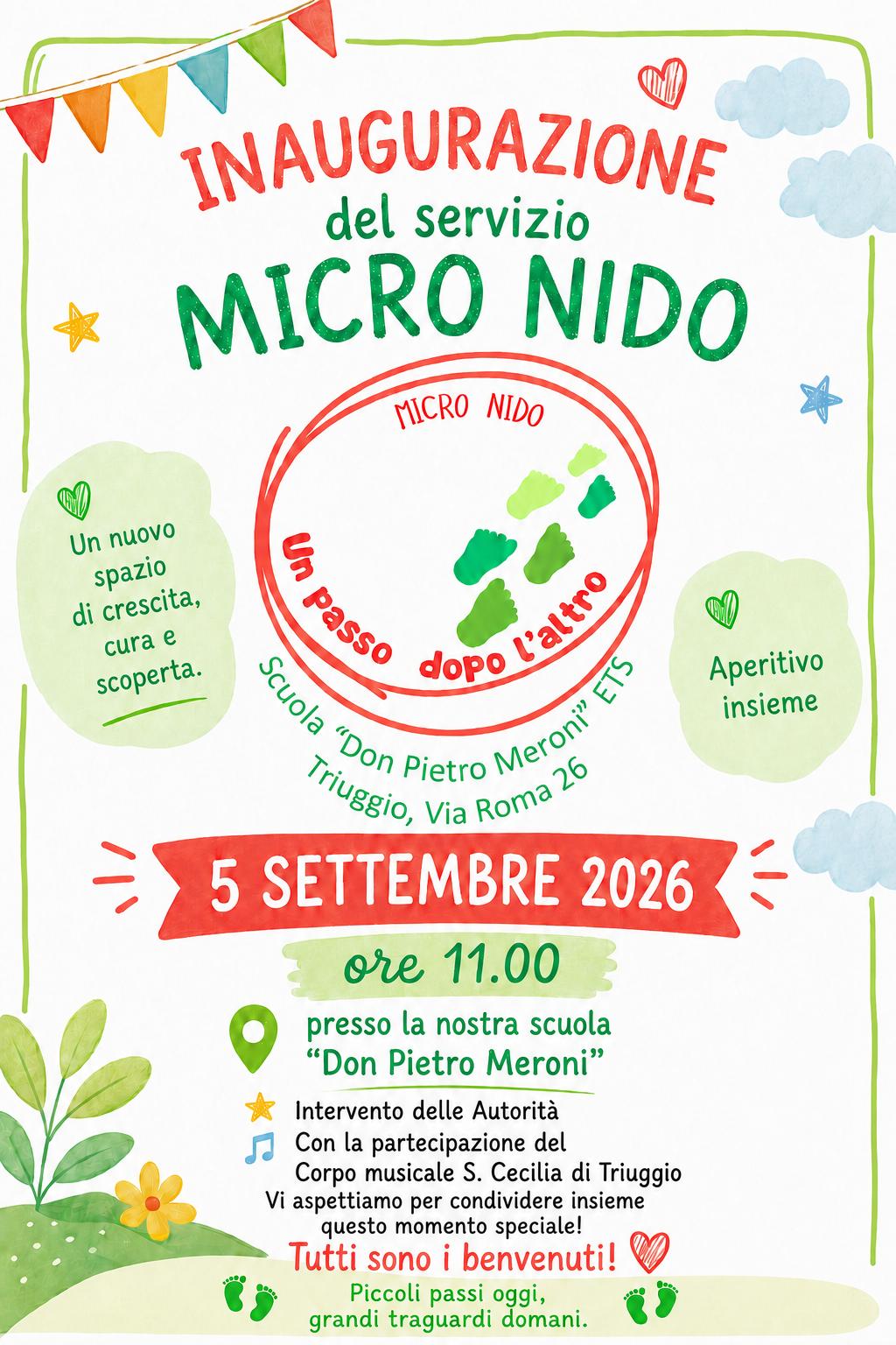 Manifesto inaugurazione micronido