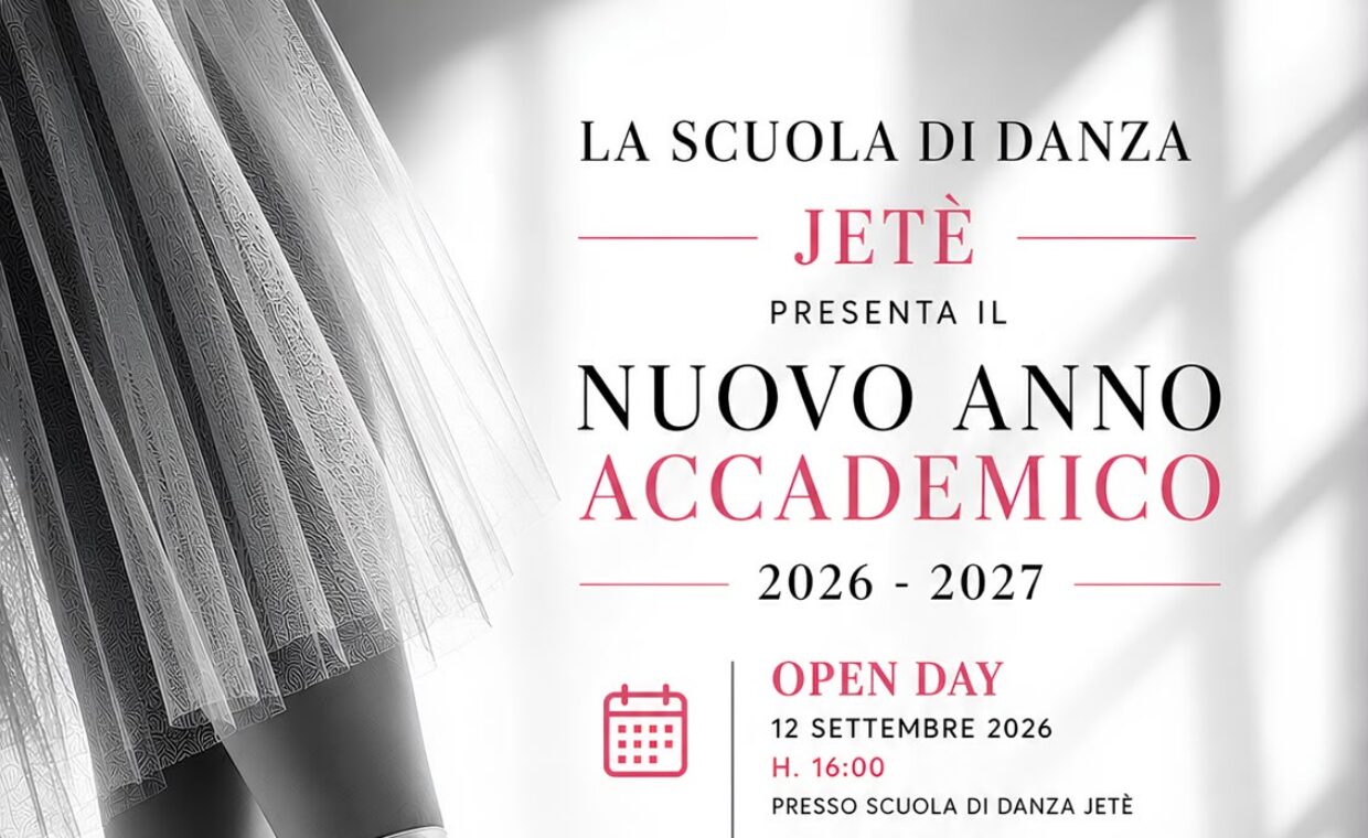 Manifesto open day scuola di Danza Jeté