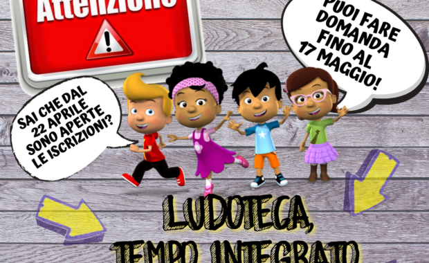 Iscrizioni LUDOTECA e TEMPO INTEGRATO 2024