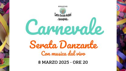 Arancio Colorato Allegro Fotografico Moderno Cena Carnevale Menu (42 x 59.4 cm) (416 x 234 px)