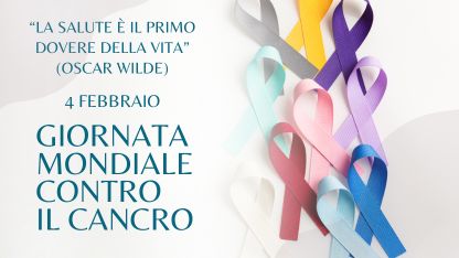Blue and Pink World Cancer Day Facebook Post (416 x 234 px)