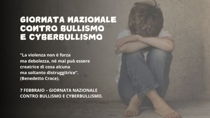White Black Illustrated Stop Bullying Poster (42 x 59.4 cm) (416 x 234 px)