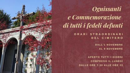 Semplice Foto di Cimitero Commemorazione dei defunti Post di Facebook (42 x 59.4 cm) (416 x 234 px)