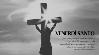 Blue and White Minimalist Good Friday Poster (42 x 59.4 cm) (416 x 234 px)