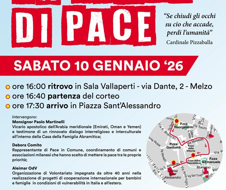 EVENTO MARCIA PER LA PACE