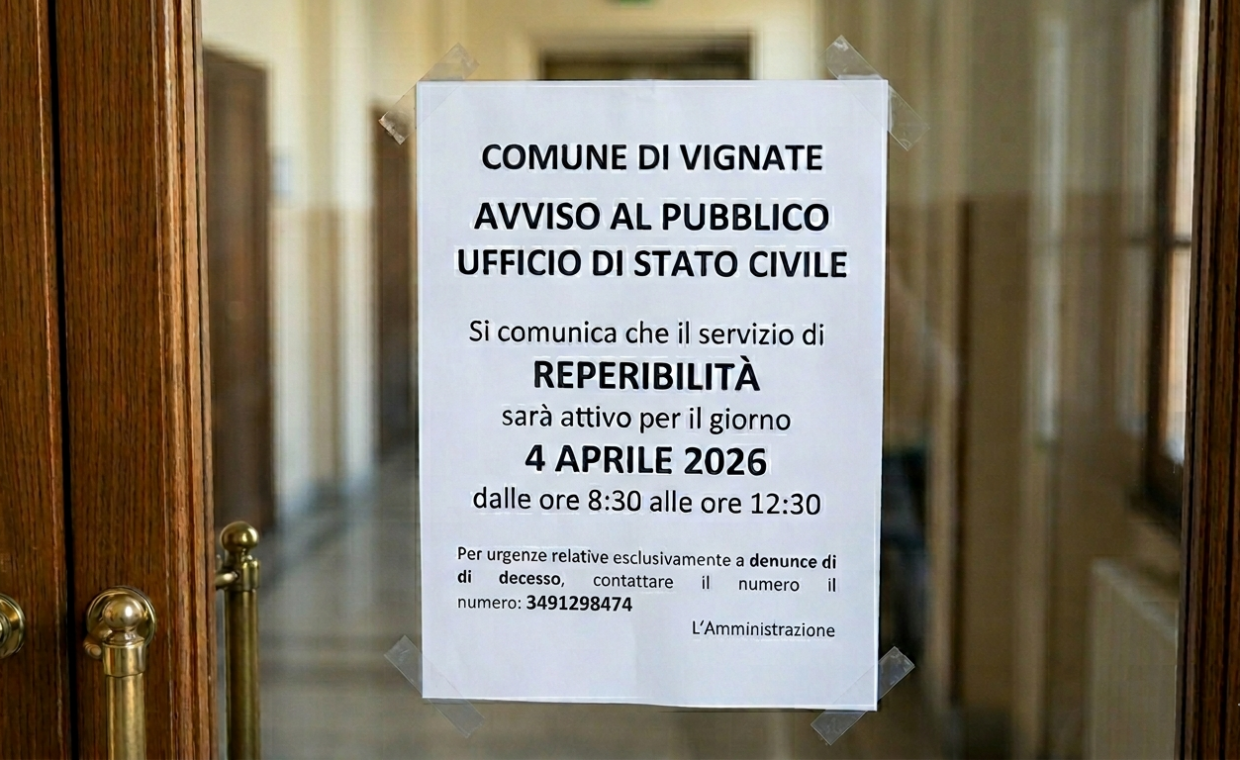 Reperibilità 4 aprile